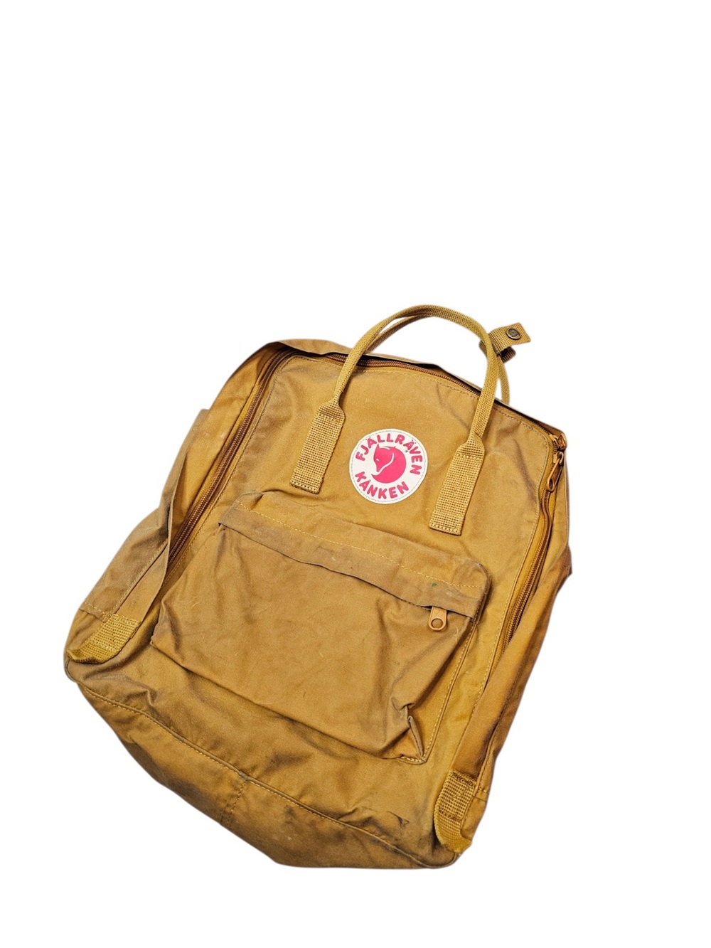 Vintage Fjallraven Kanken Classic Backpack – Mustard Yellow Tan 16L Gorpcore